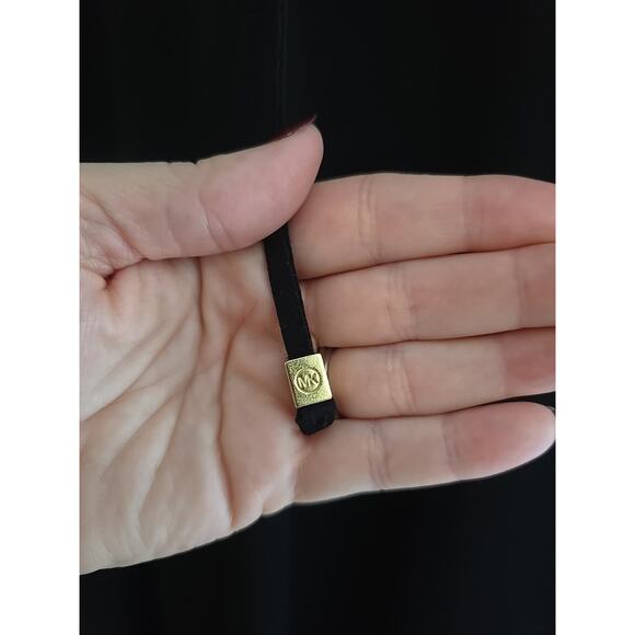 Michael Kors Black V-Neck Ruffle Hem Sleeveless Shift Dress Womans Plus Size 2X - Picture 3 of 6